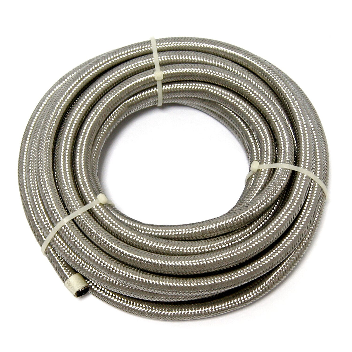 Braided hose 5/16" (8mm). Stainless clear