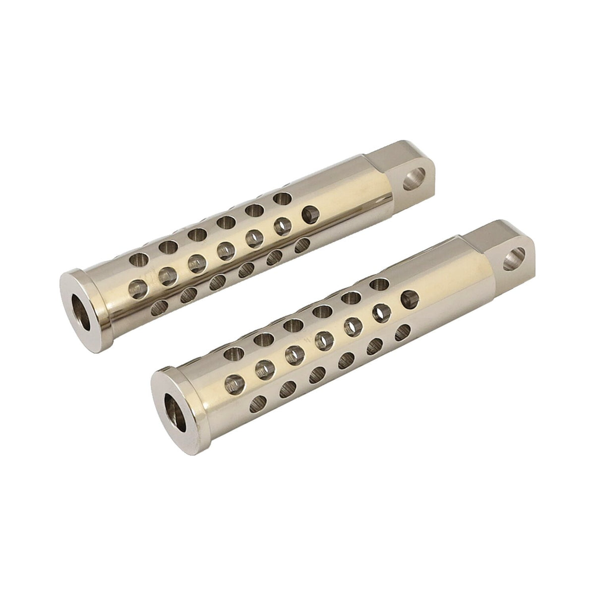 Shooter foot pegs. nickel plated