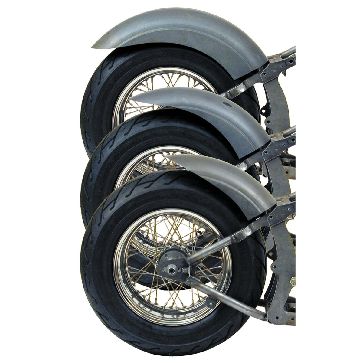 BK, Stiletto rear fender. Short. 257mm wide. 14"-18"