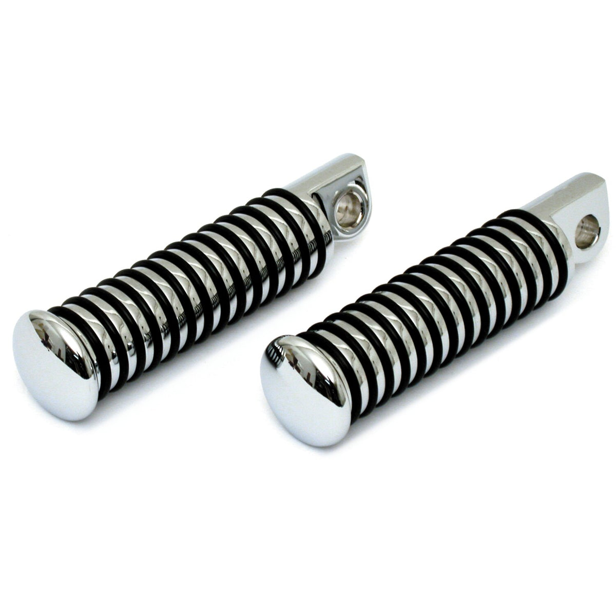 Sundance O-ring foot pegs. Small diameter. H-D male mount