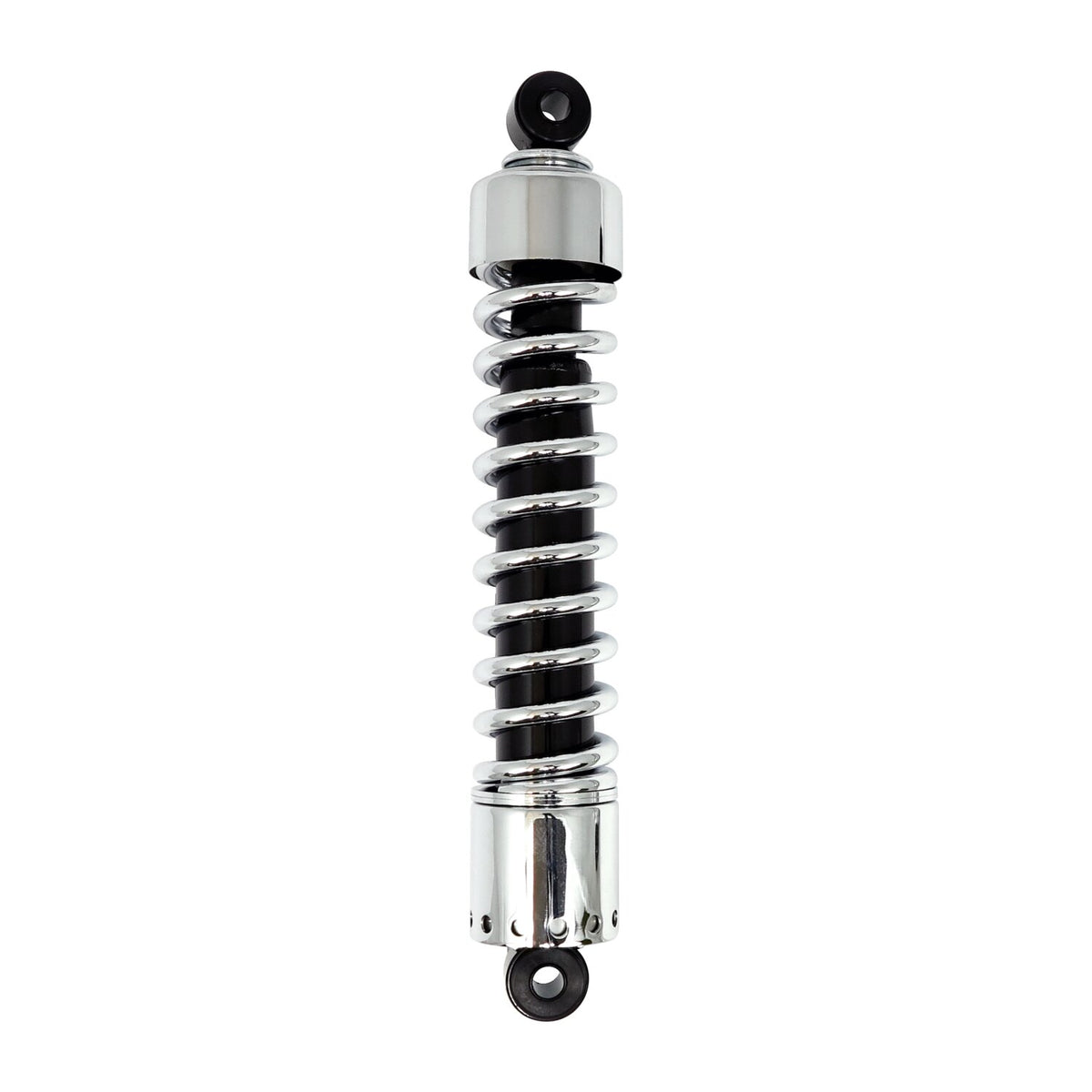 Shock absorbers 14-1/2", without cover. Chrome