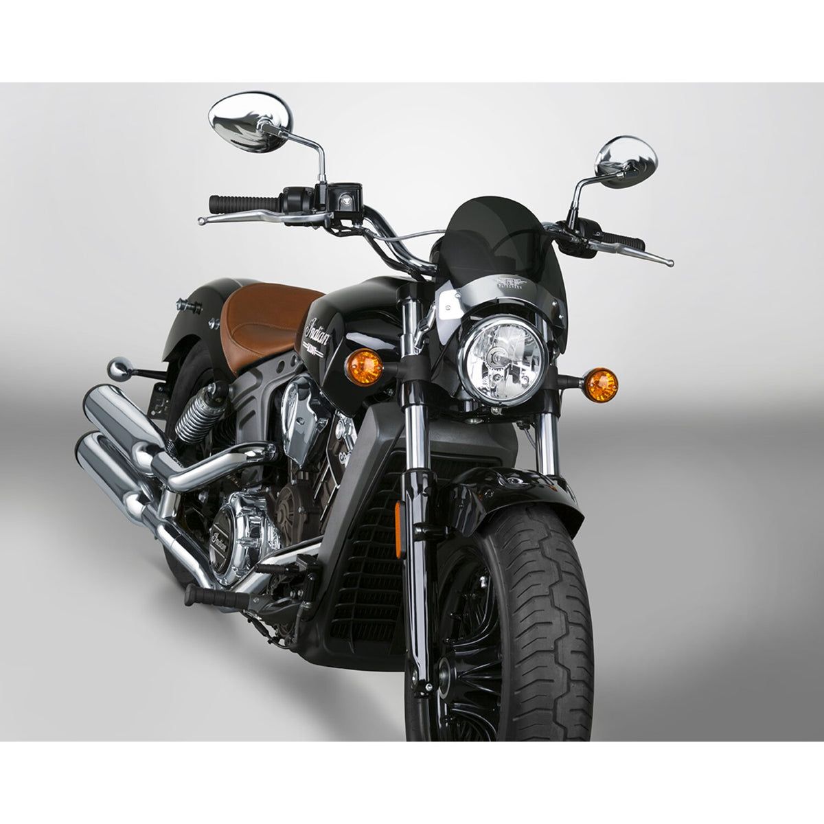 National Cycle Flyscreen® LS dark tinted, chrome