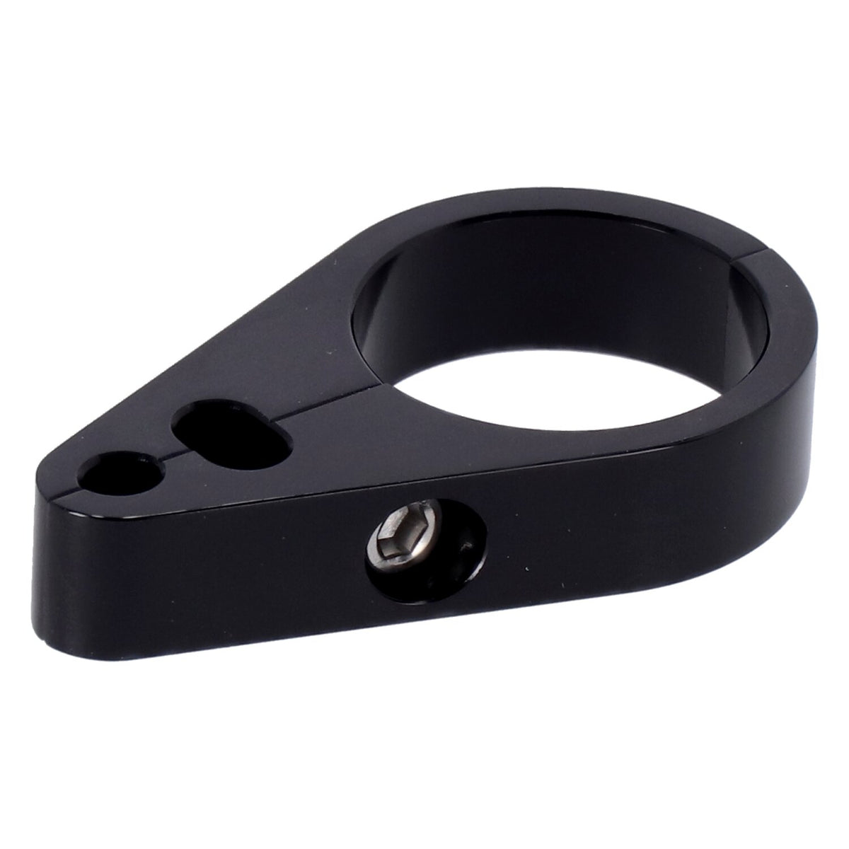 2-Piece frame cable clamp. Throttle/Idle/Brake. Black