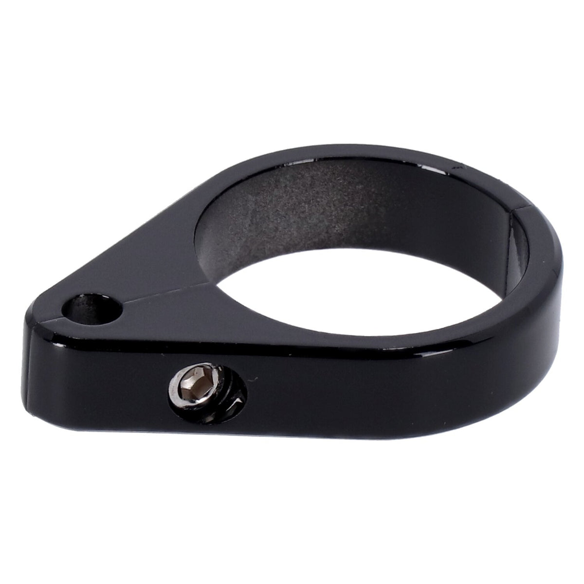 2-piece frame cable clamp. Throttle. Black