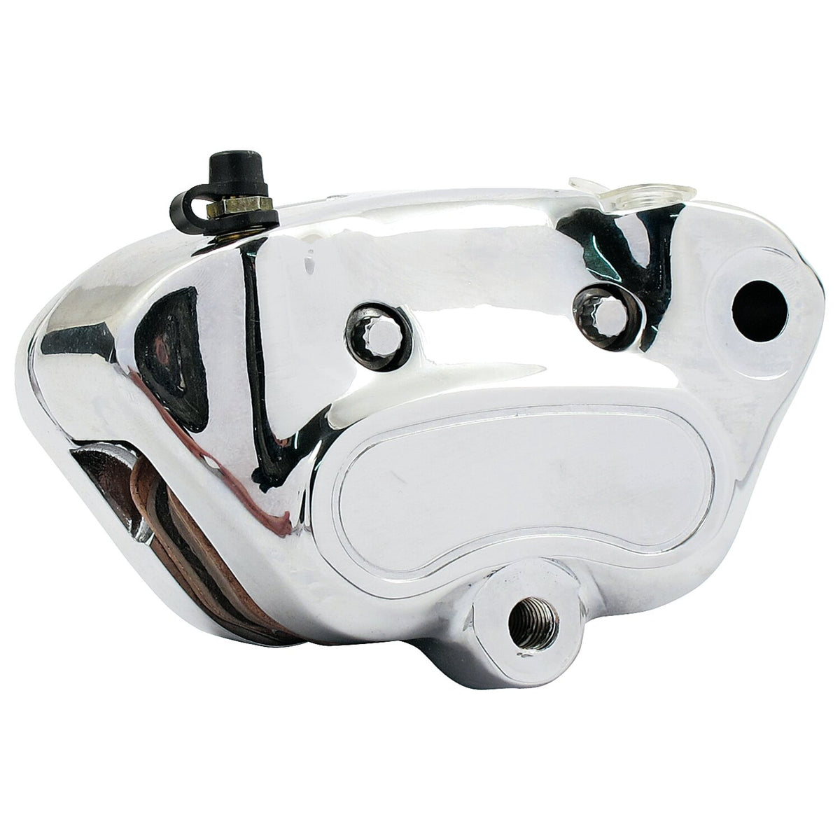 Brake caliper assembly, rear. Chrome