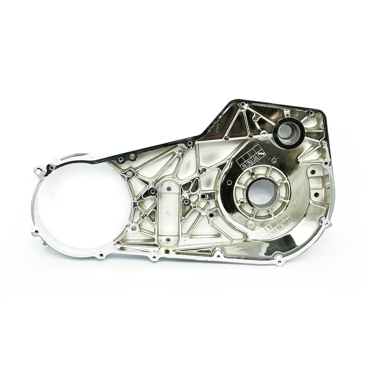 Inner primary cover. Chrome