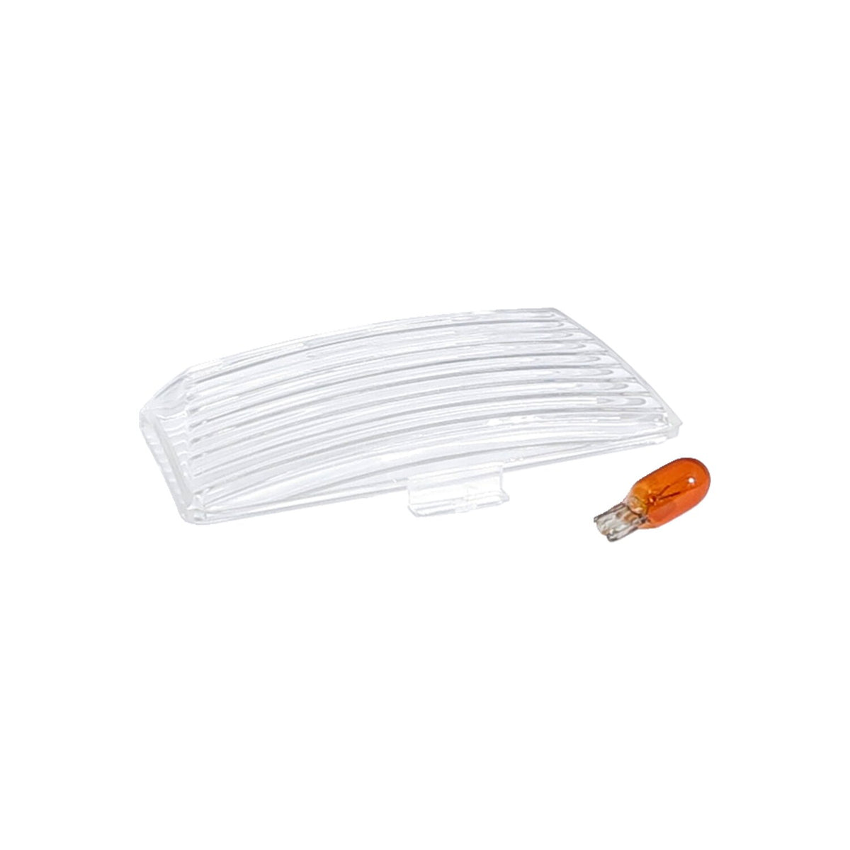 Fender tip lens, front