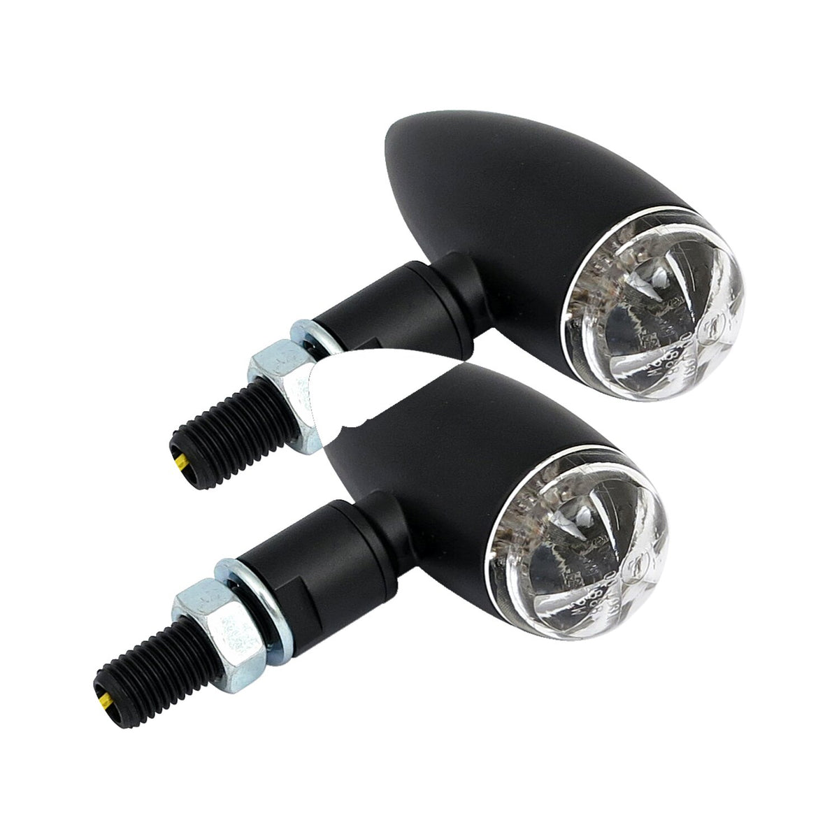 Micro bullet LED turn signals, black