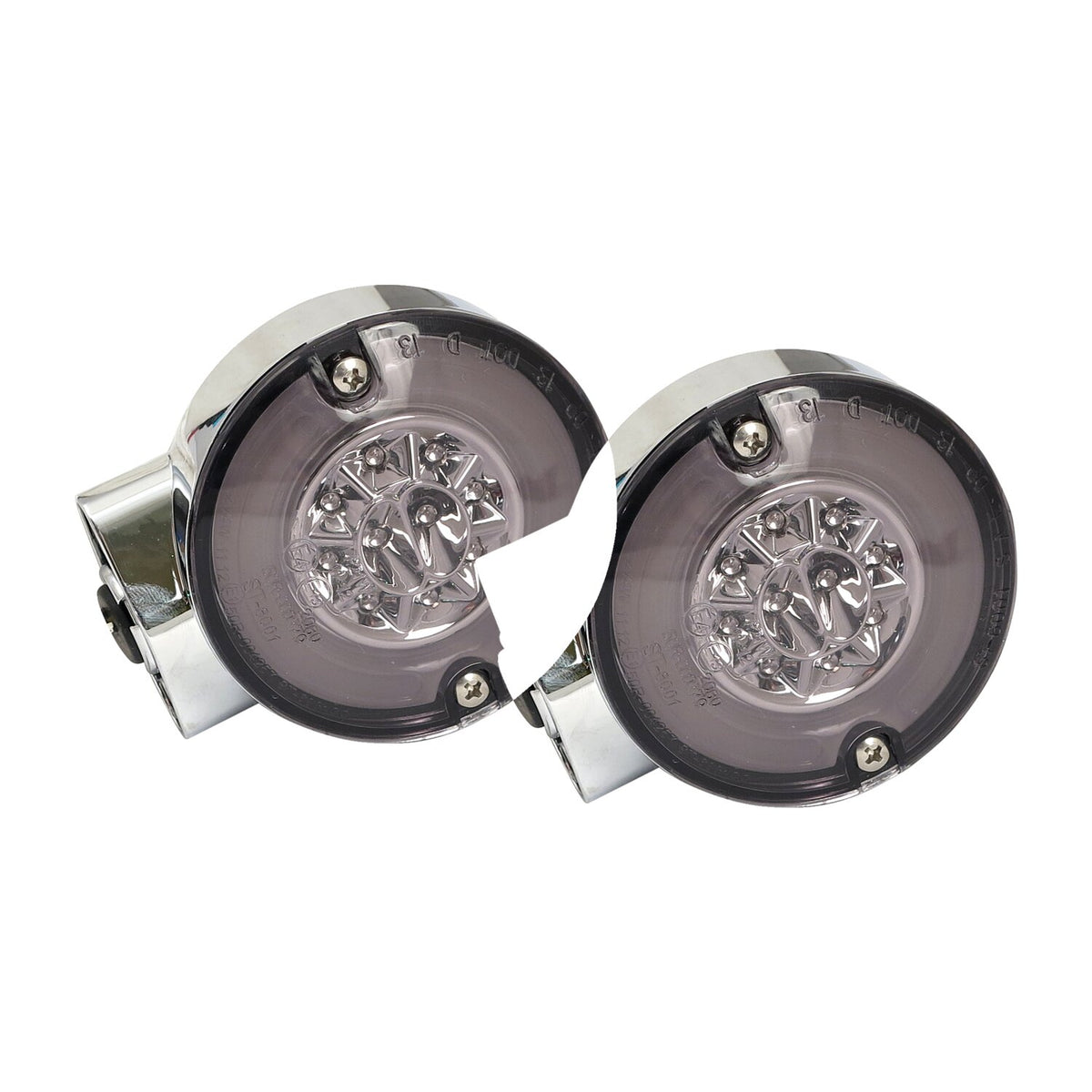 Ringers, FL LED taillight/turn signals. Rear. Chrome