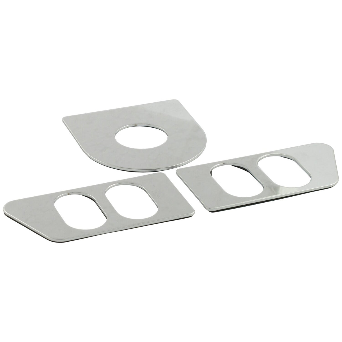 Chrome ignition & switch cover set 3pcs