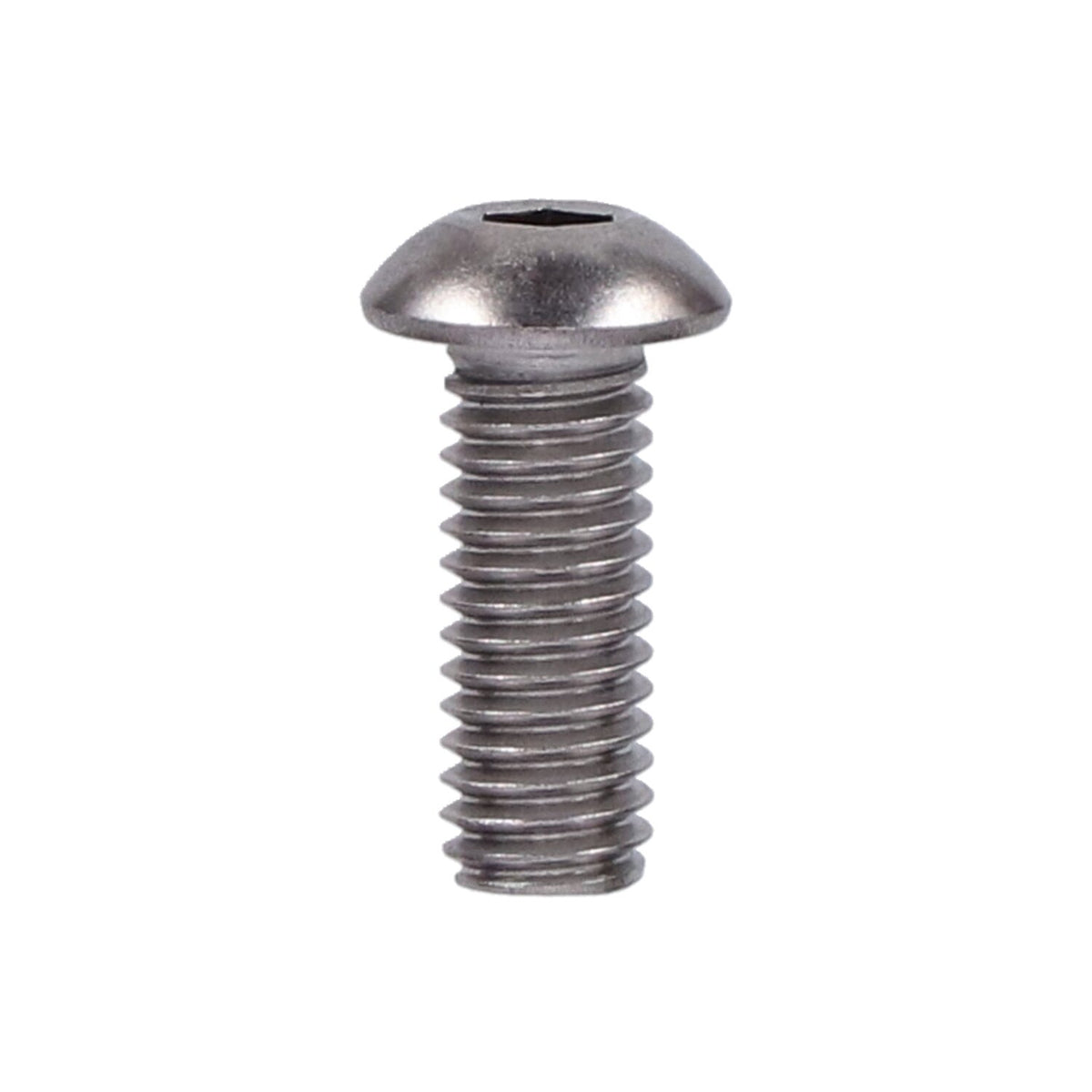 1/4-28 x 3/4 inch buttonhead bolt ss