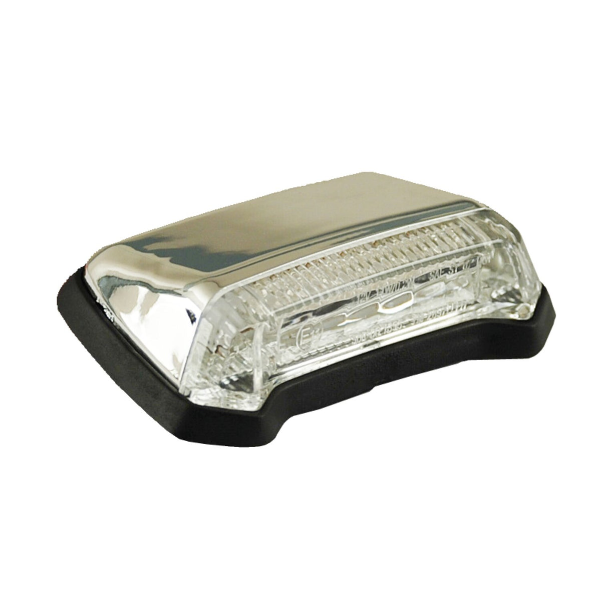 Nitro, mini fender LED taillight. Chrome. Clear lens