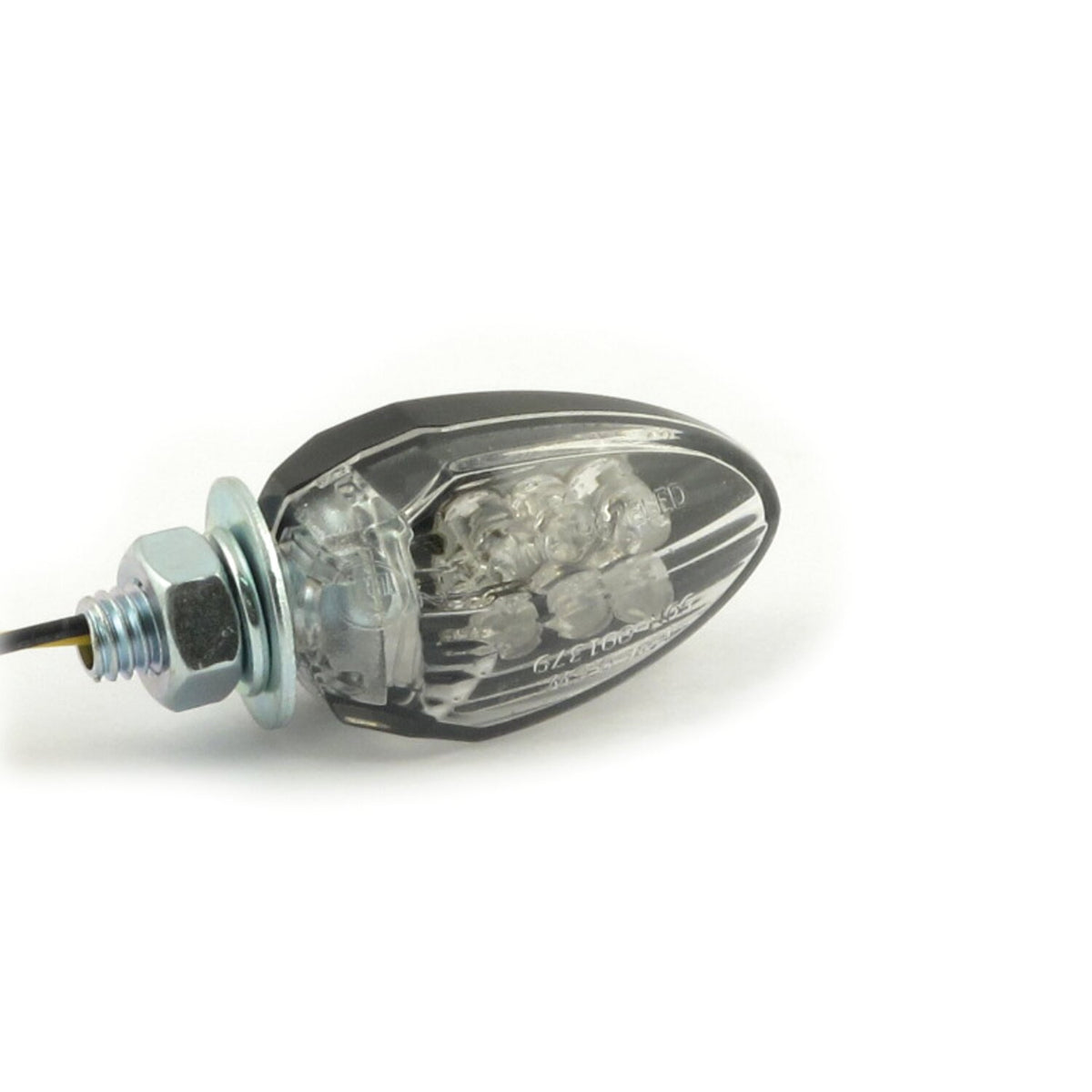Drop, LED turn signals. Black
