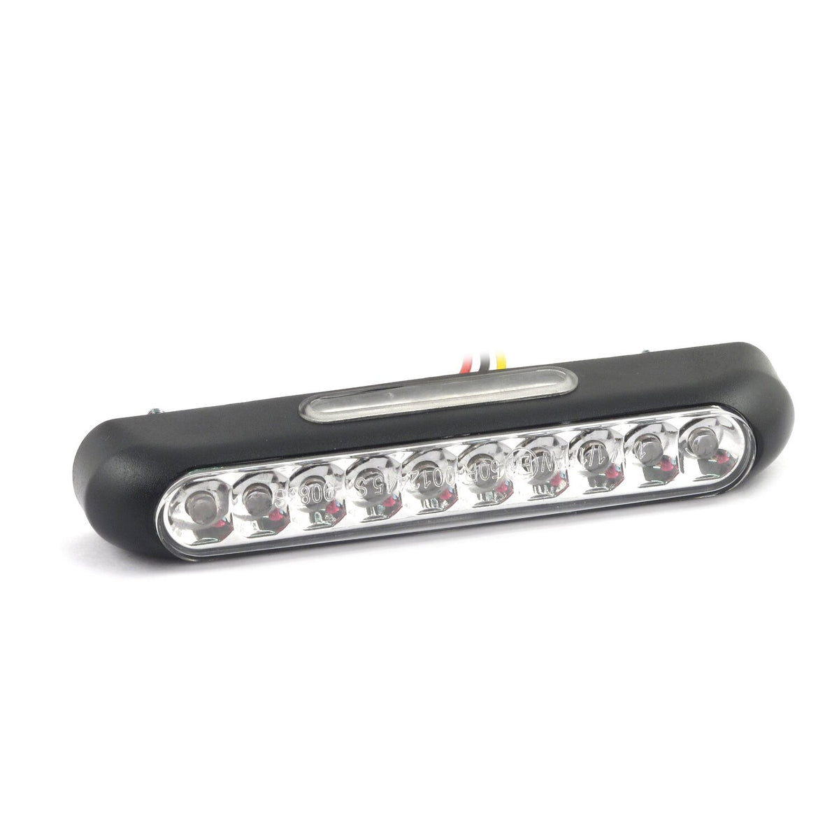 Ledline, LED taillight. Black. Clear lens