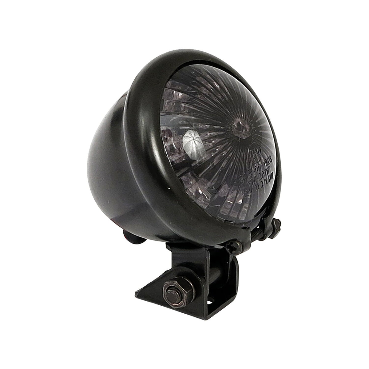 Bates style LED taillight. Black. Smoke lens