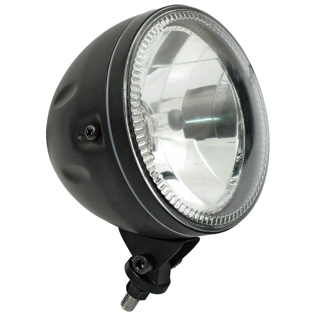 Skyline, 5-3/4" H4 headlamp. bottom mount. Black