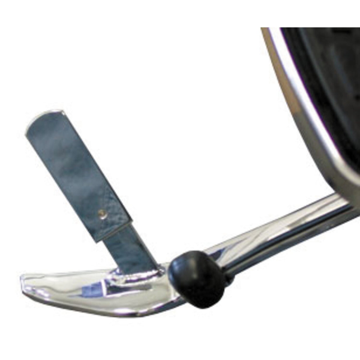 Pingel, jiffy stand extension tab. Chrome