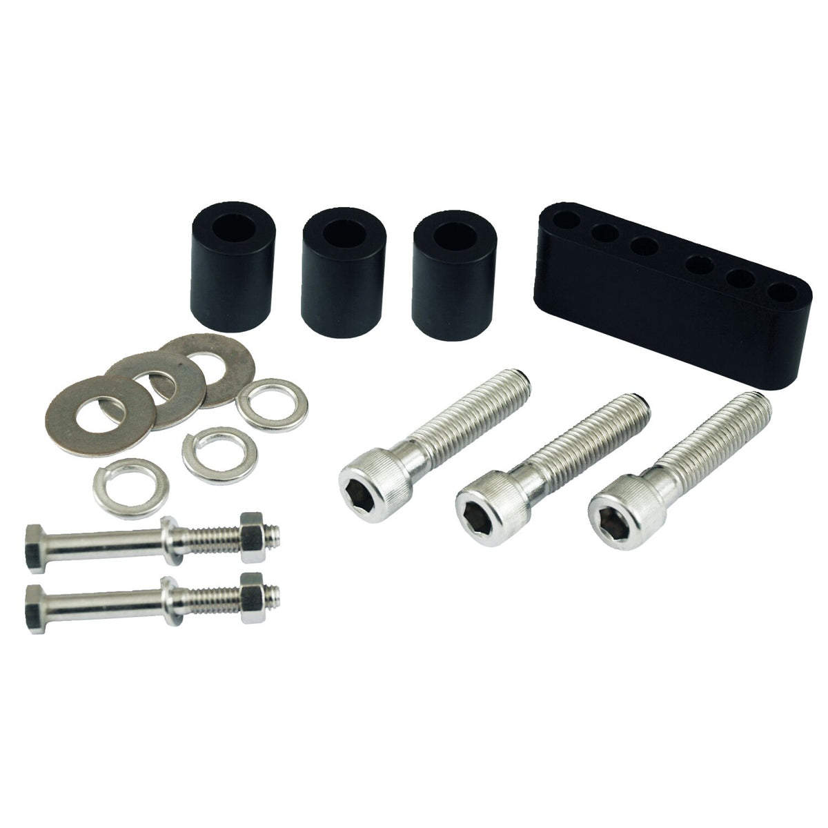 Pingel, rider floorboard extenders. 1-1/4" offset