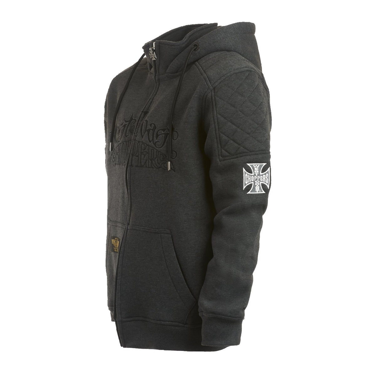 WCC Choppers Por Vida zip hoodie gray
