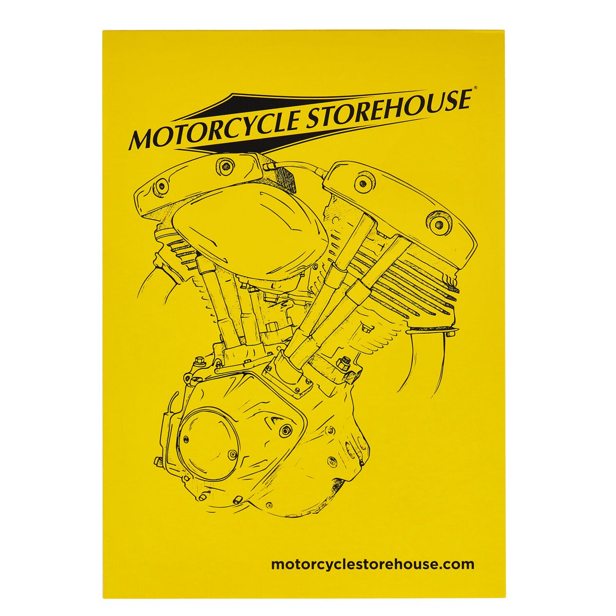 Motorcycle storehouse, Notepad A4
