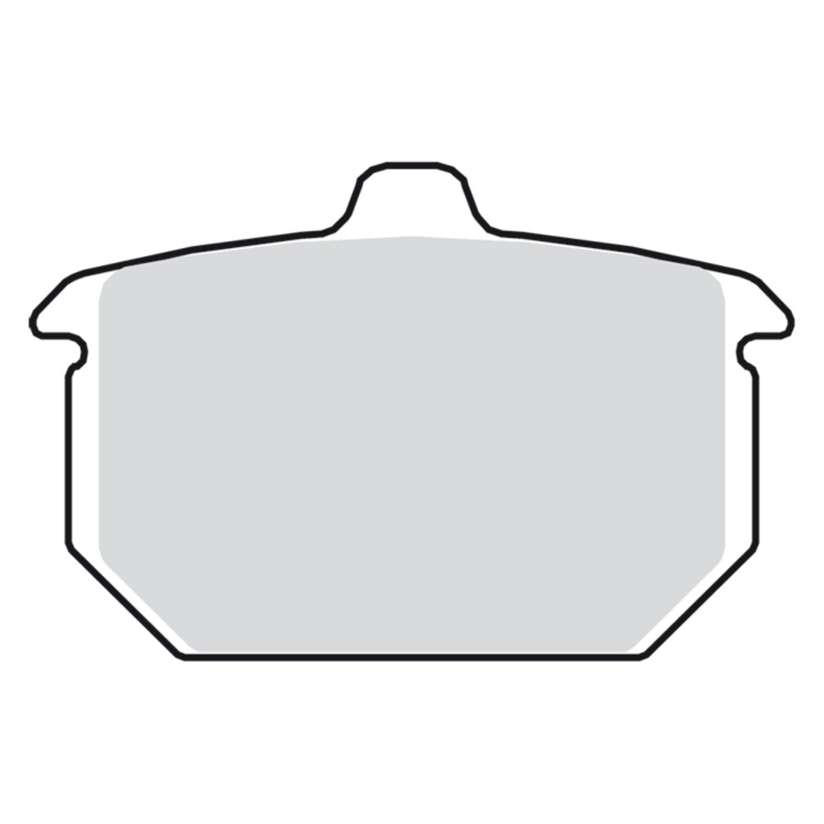 EBC, brake pad set. Organic