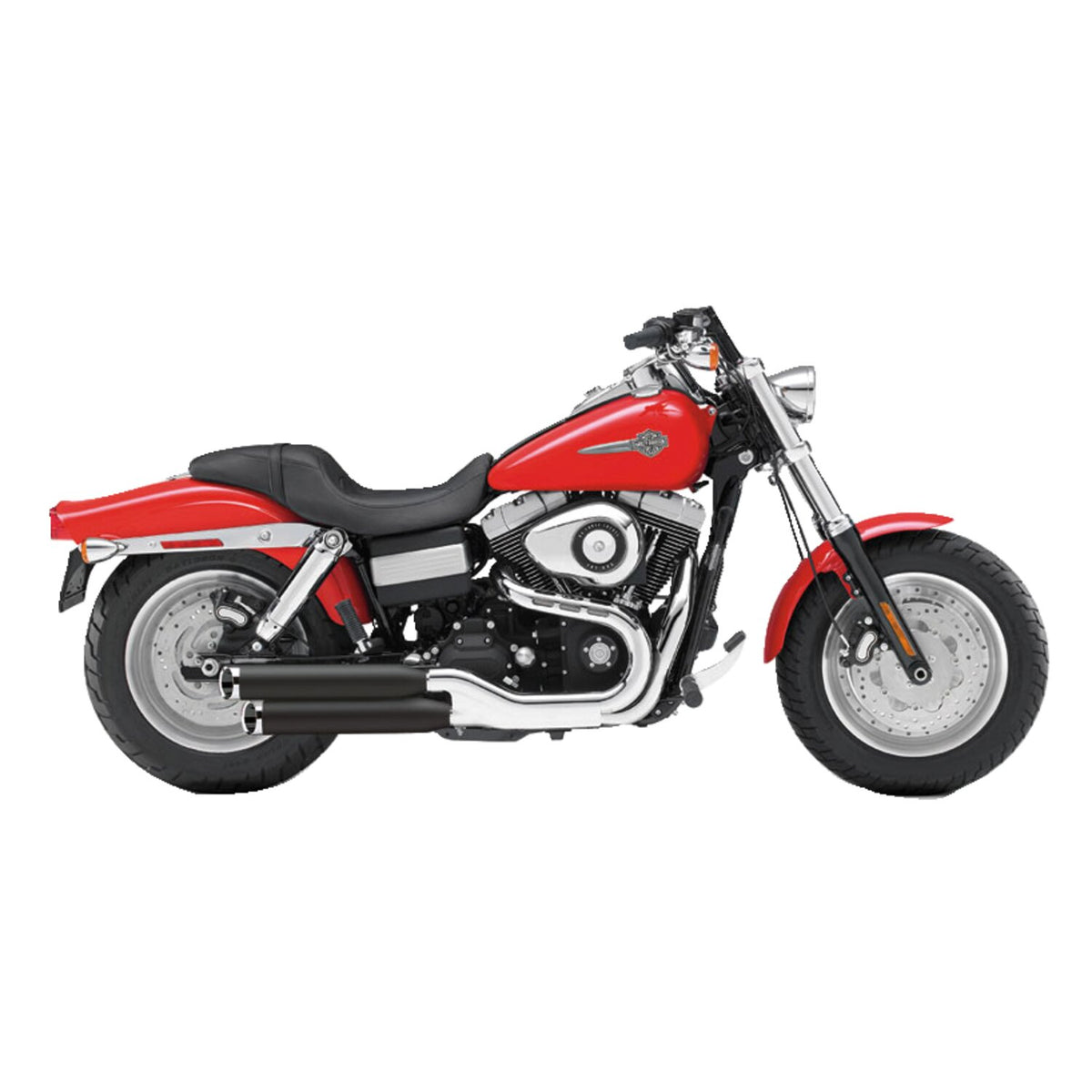Cobra, 3" slip-on mufflers. Black