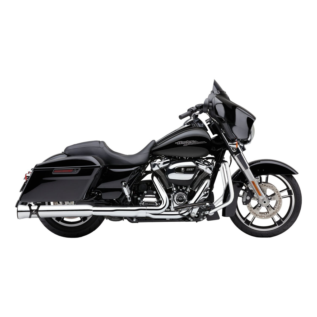 Cobra, 4" Race Pro slip-on mufflers. Chrome