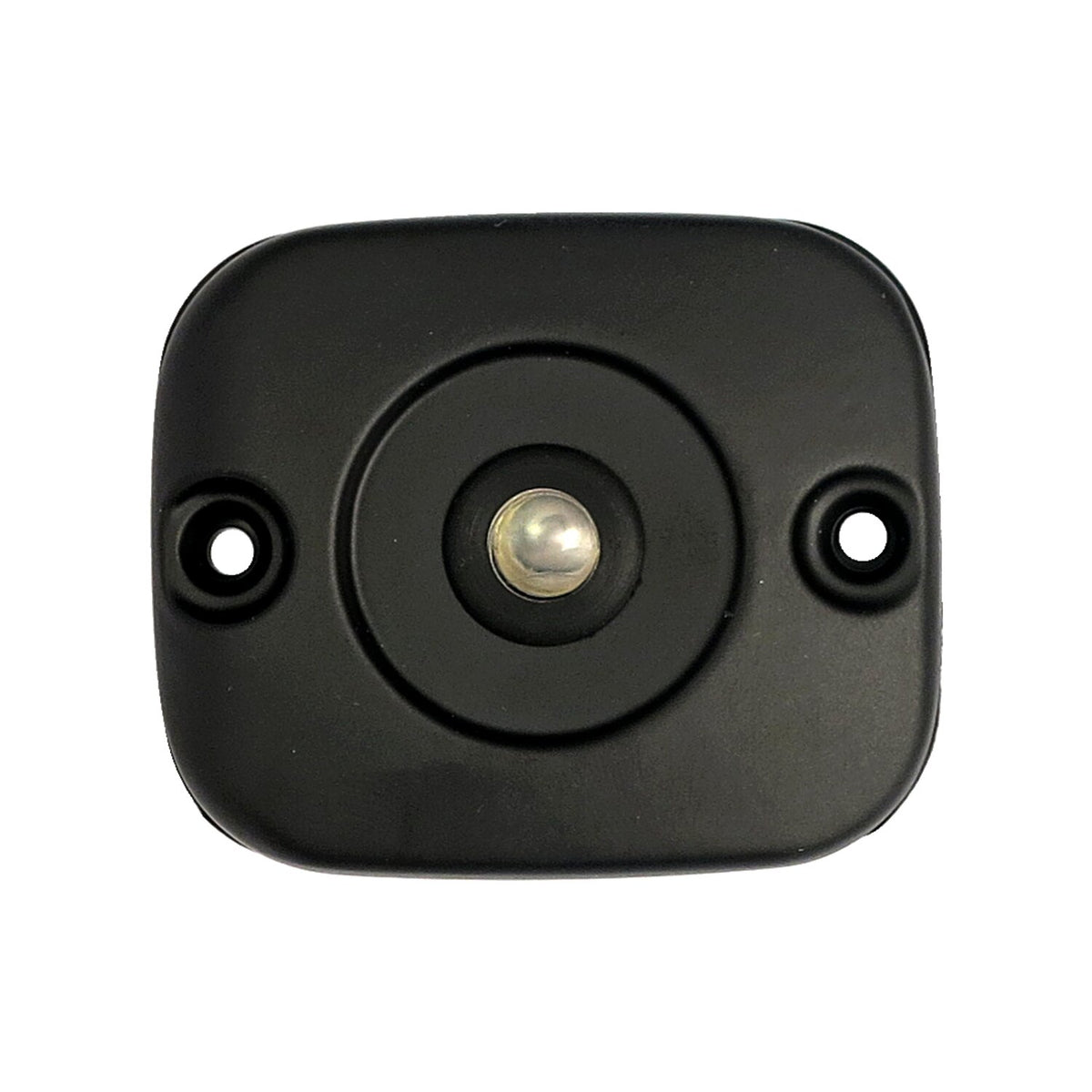 Master cyl cover, for sight glass, black