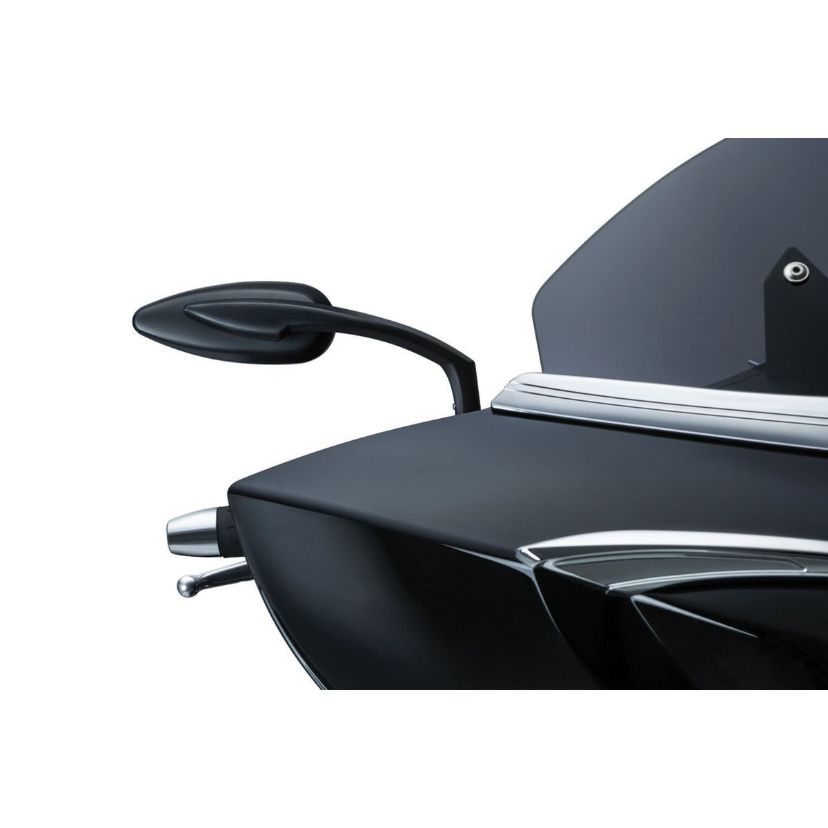 Kuryakyn, Teardrop mirror set. Satin black