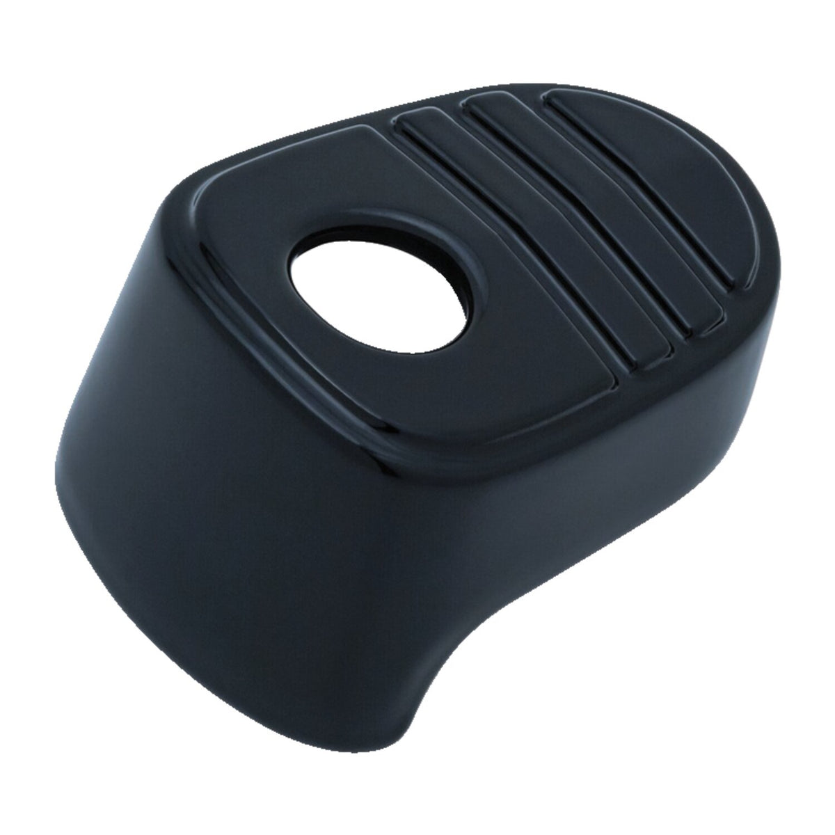 Kuryakyn, Tri-line ignition switch cover. Black