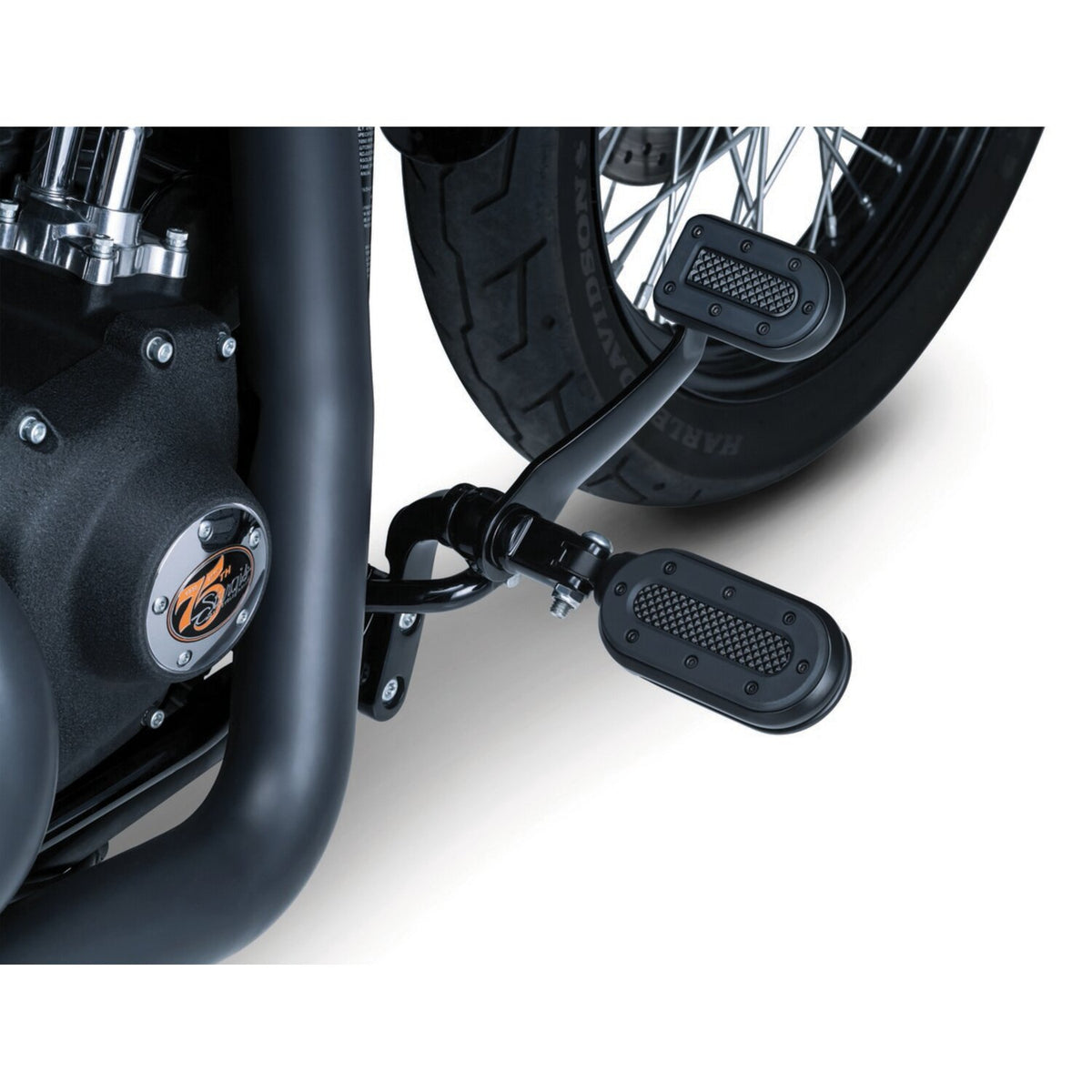 Kuryakyn, Heavy industry switchblade foot pegs. stain black