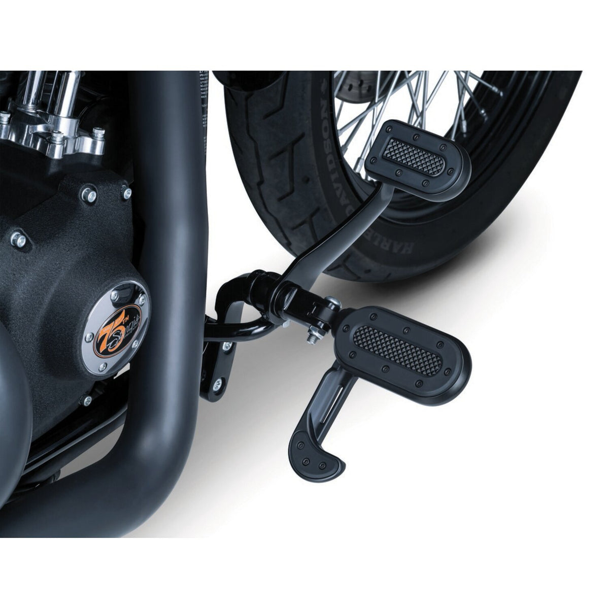 Kuryakyn, Heavy industry brake pedal pad. Satin black