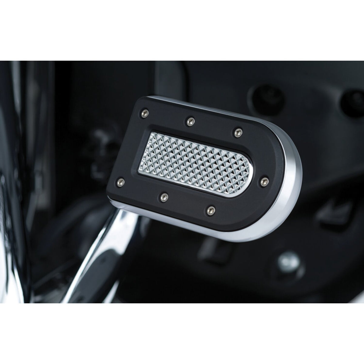 Kuryakyn, Heavy industry brake pedal pad. Chrome