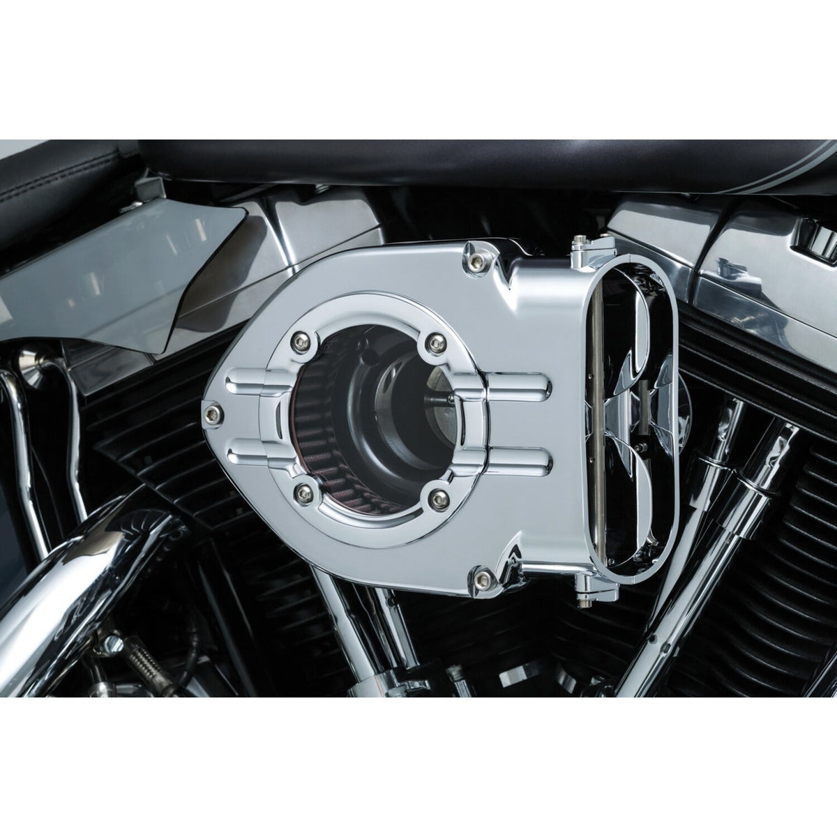 Kuryakyn, Hypercharger clear trapdoor. Chrome