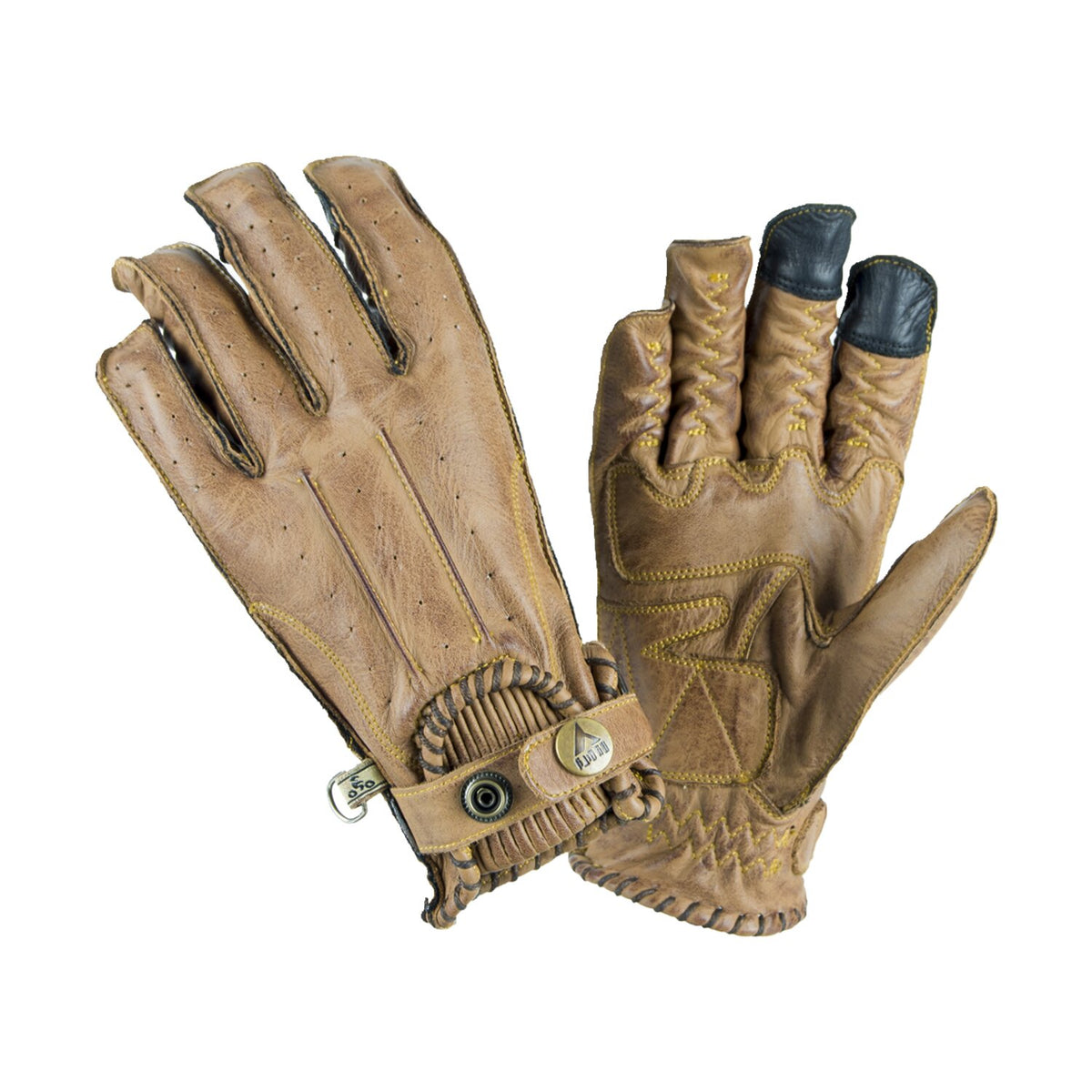 By City Second Skin gloves ladies mustard