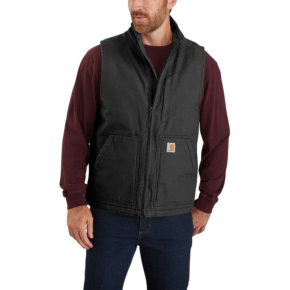 Carhartt Sherpa lined vest black