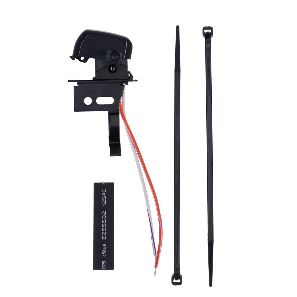 Left turn, handlebar switch. Black