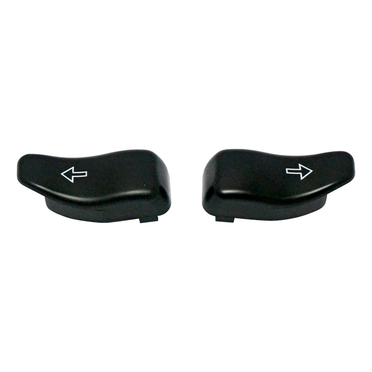 Turn signal switch extender cap set. Black