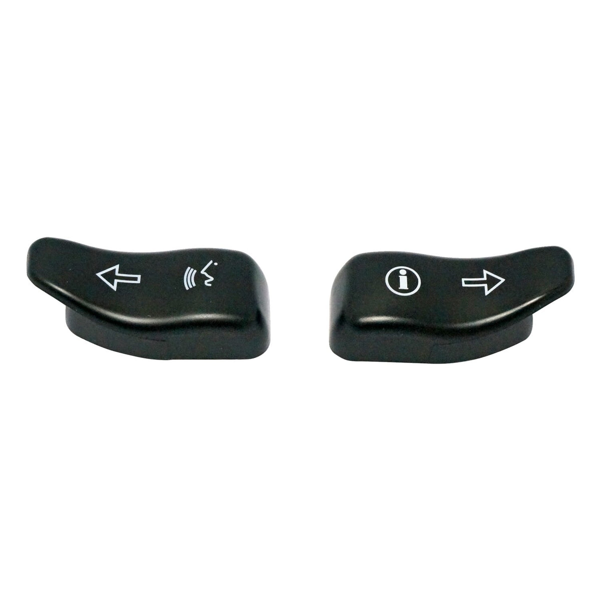 Turn signal switch extender cap set. Black
