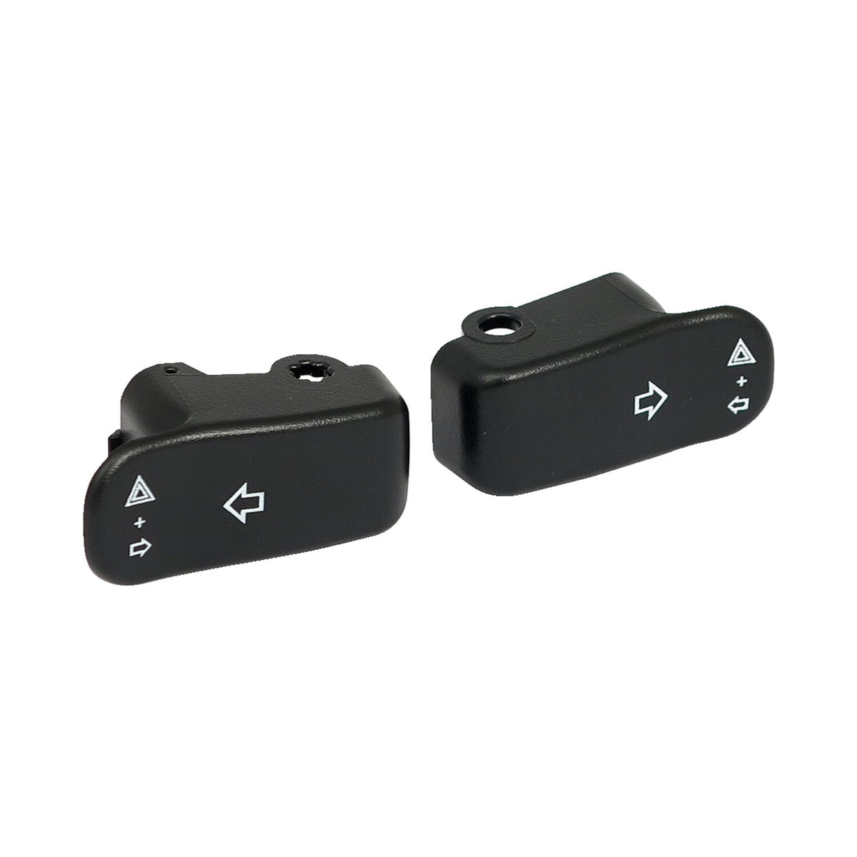 Turn signal switch extender cap set. Black
