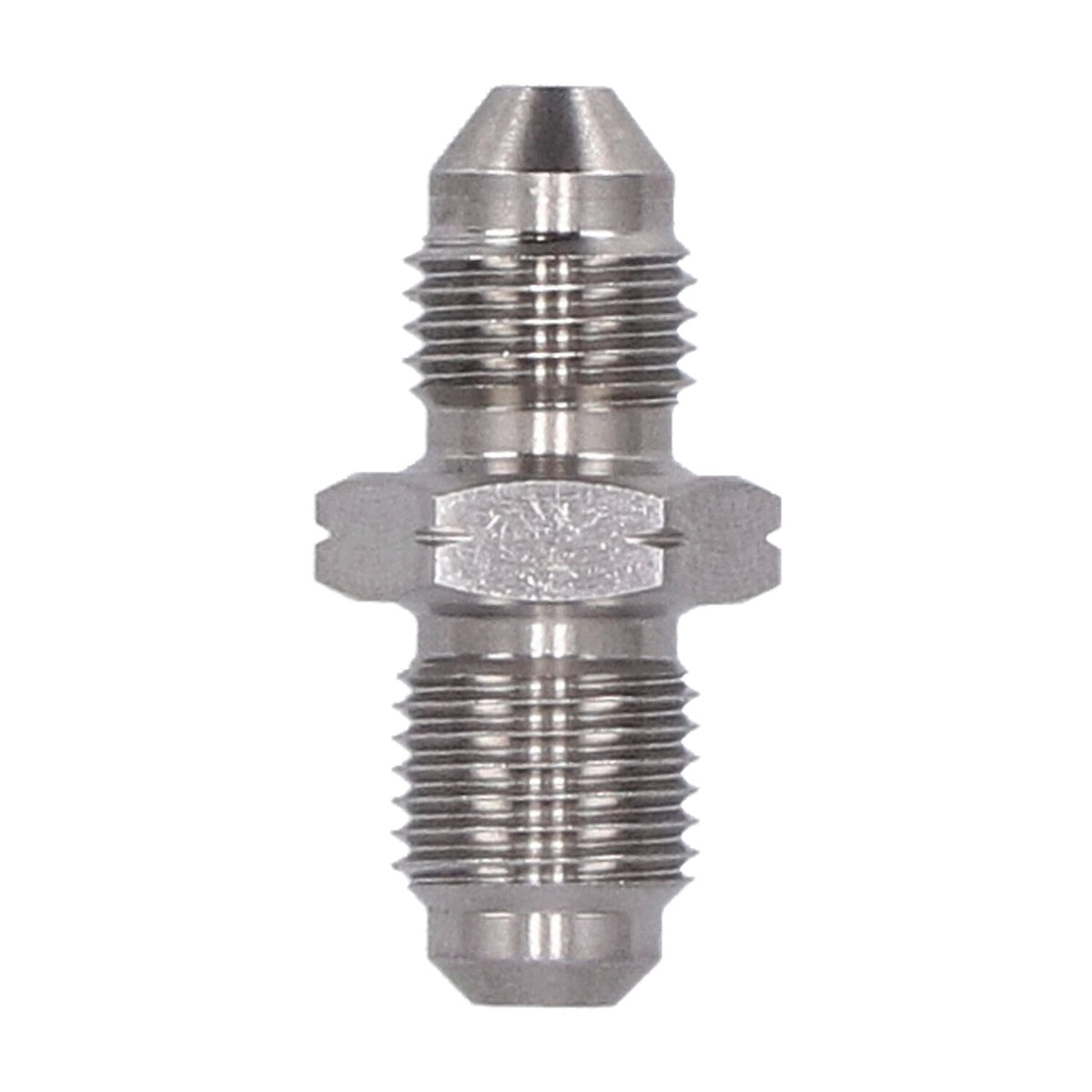 Goodridge adapter fitting, high polished stainless steel