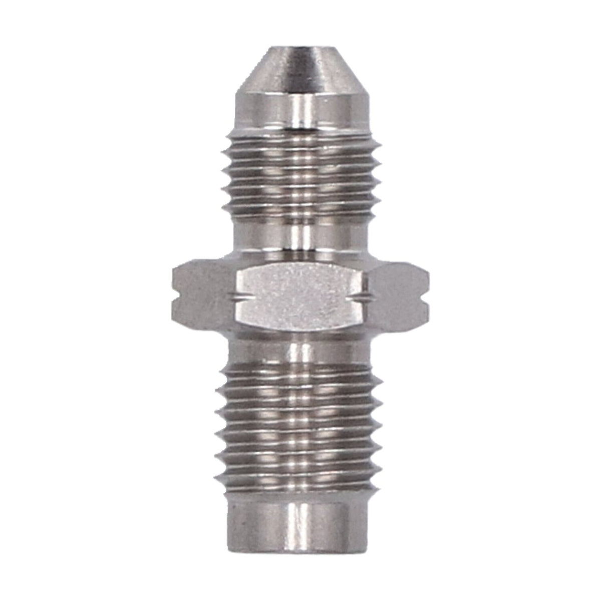 Goodridge adapter fitting, high polished stainless steel