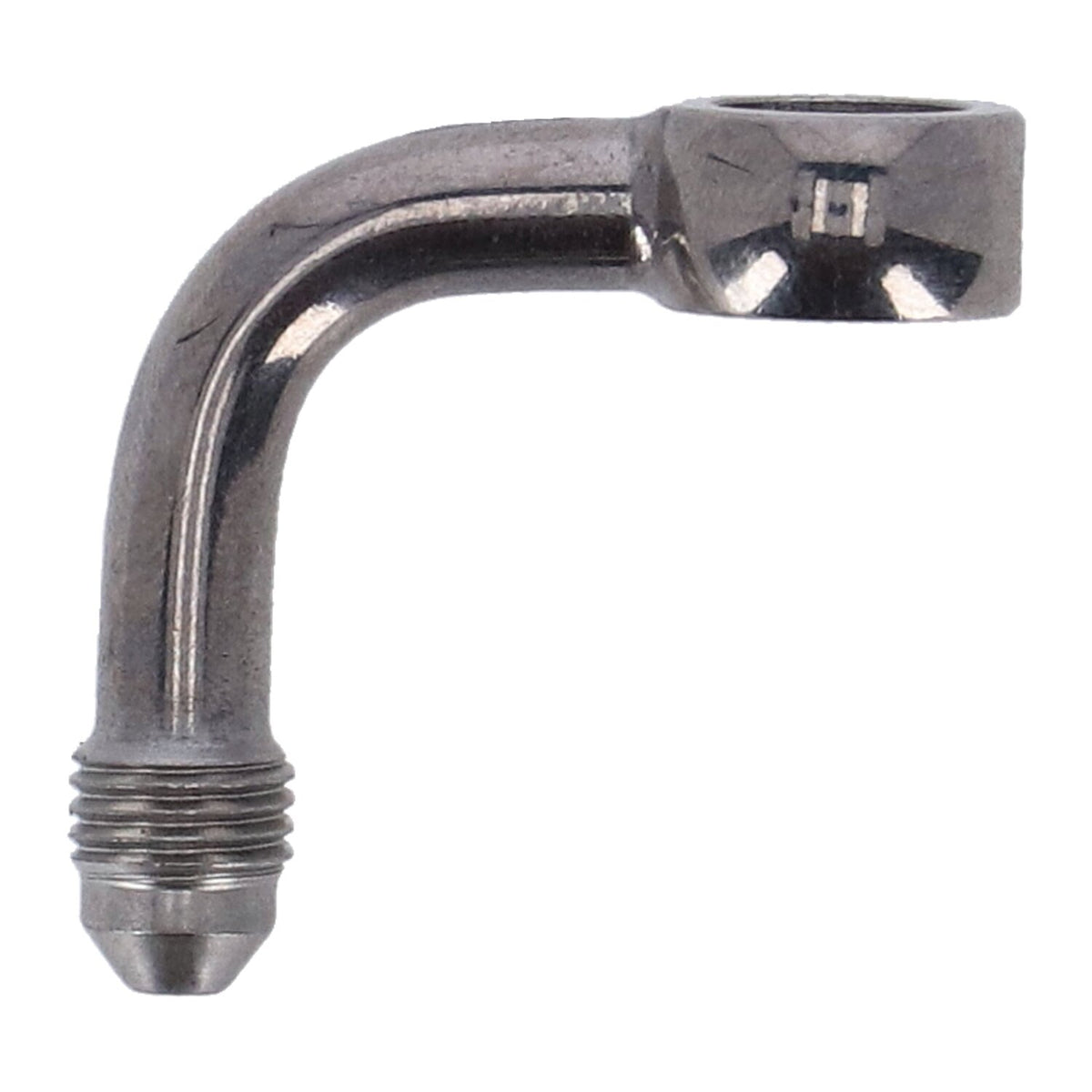 Goodridge, Slimline banjo fitting 3/8", 90 degrees. SS