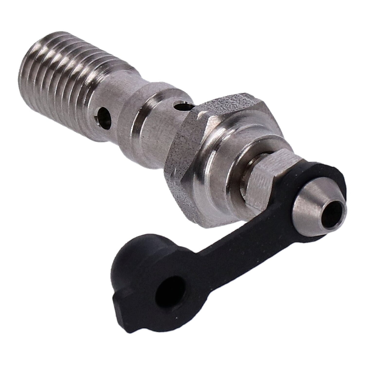 Goodridge, M10 x 1.25 double banjo bolt with bleed nipple