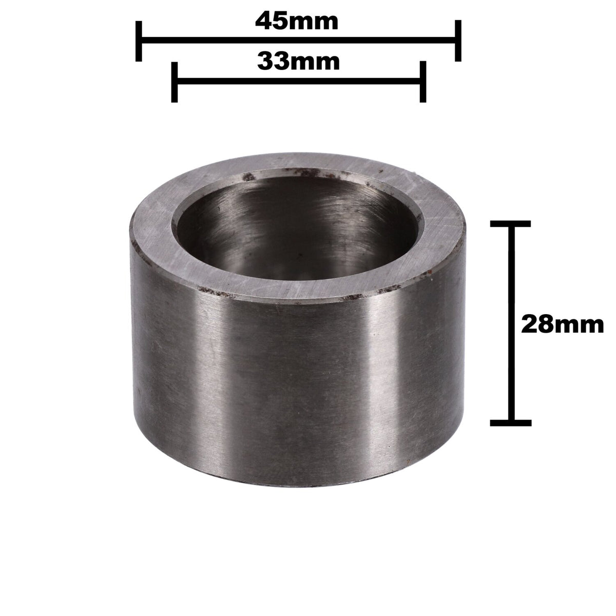 Spacer, sprocket shaft