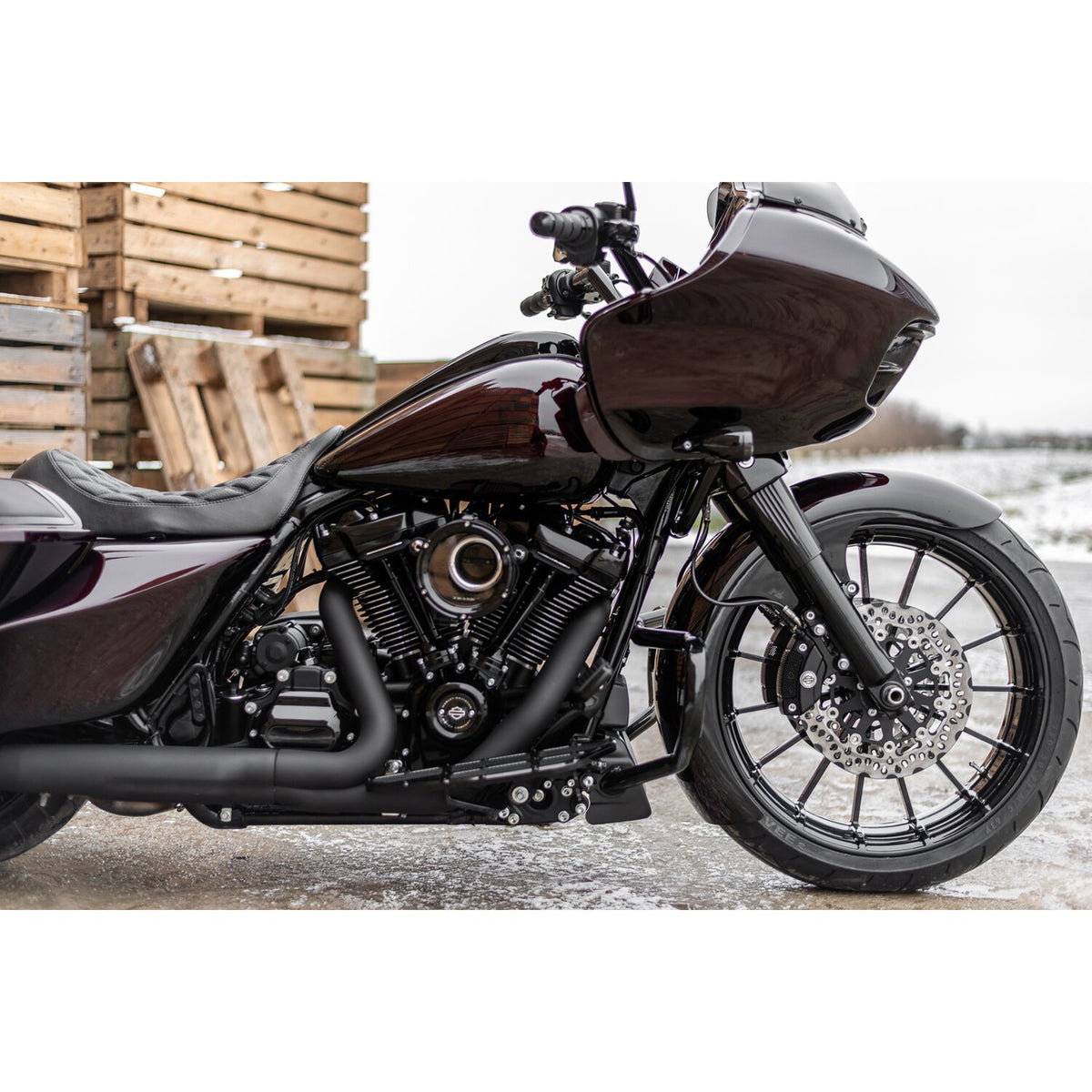 Killer Custom, 'Wrapper' front fender, 18 x 5.50 fat wheels