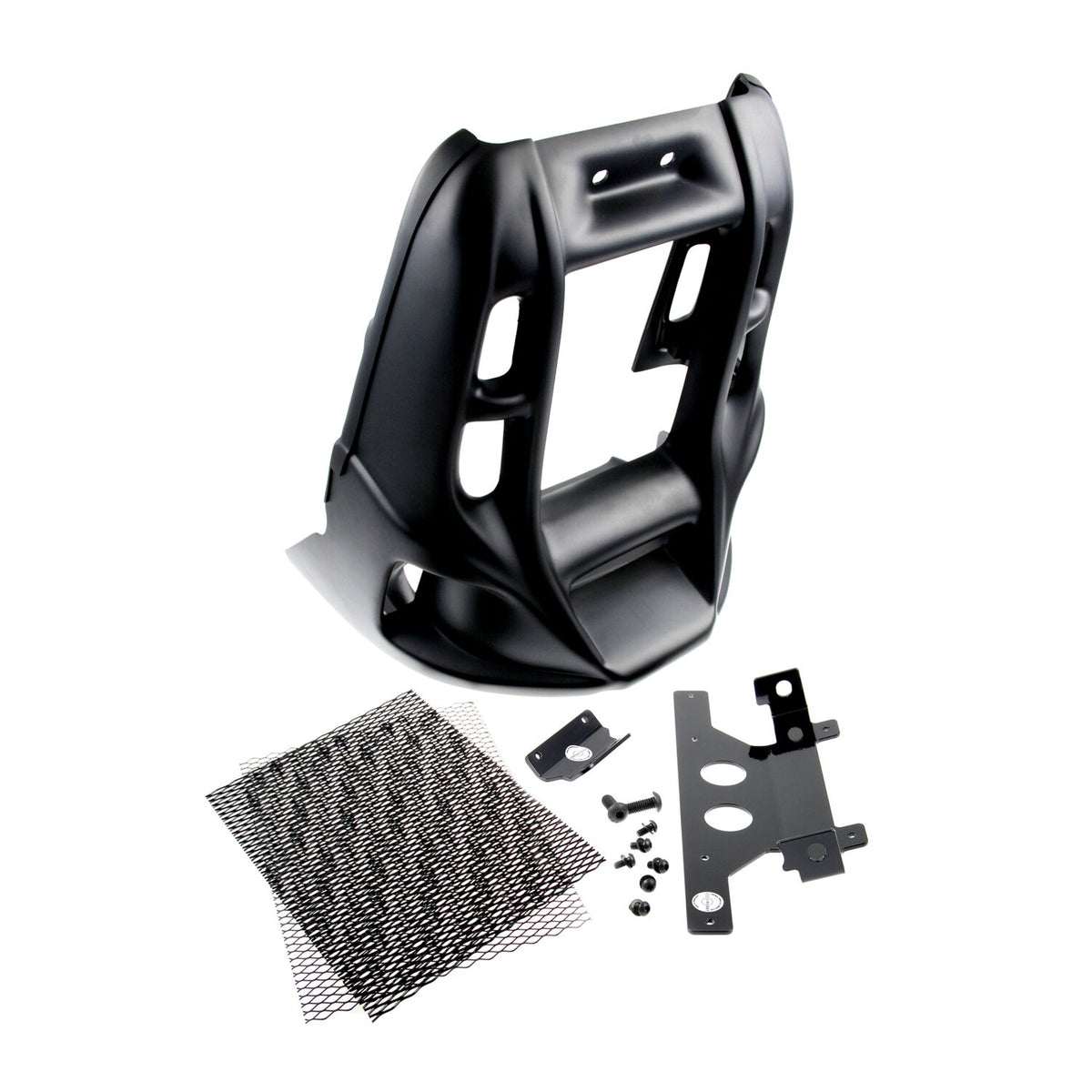 Cult-Werk, radiator cover 'Racing'. Matte black