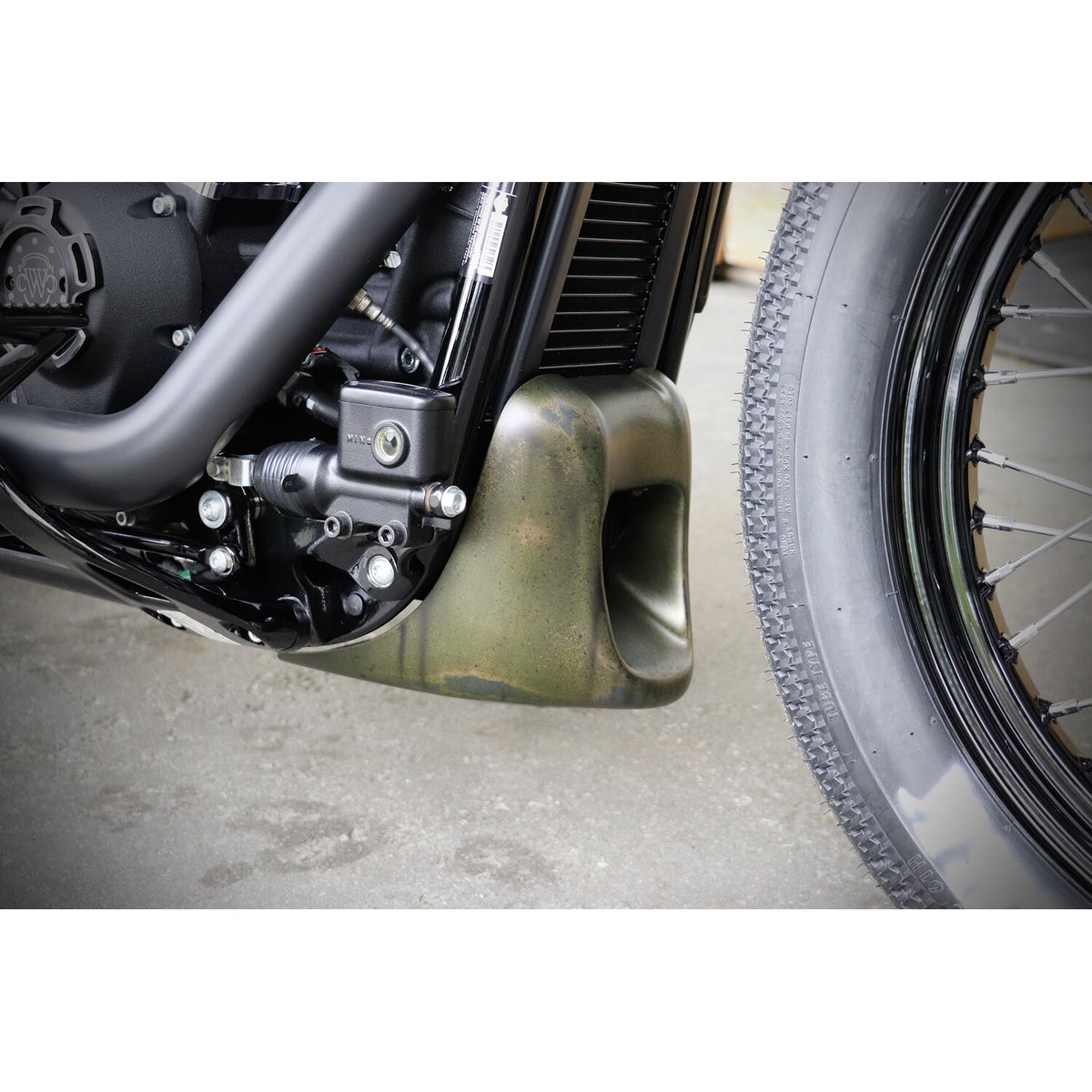 Cult-Werk, bug spoiler 'Bobber'. Matte black