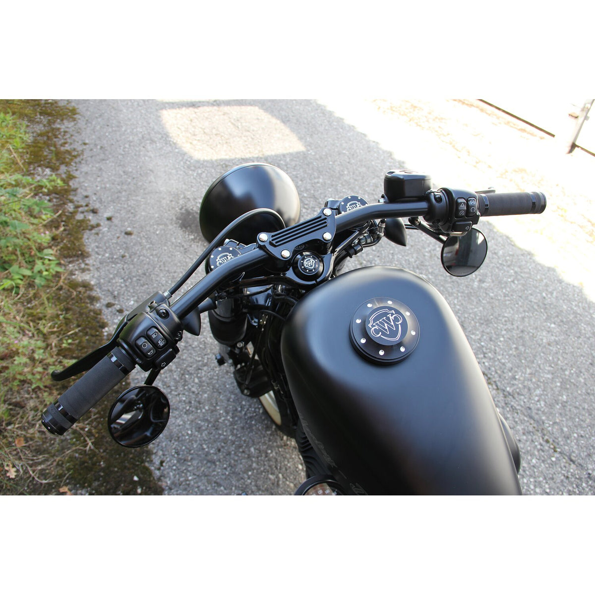 Cult-Werk, handlebar top clamp. Black