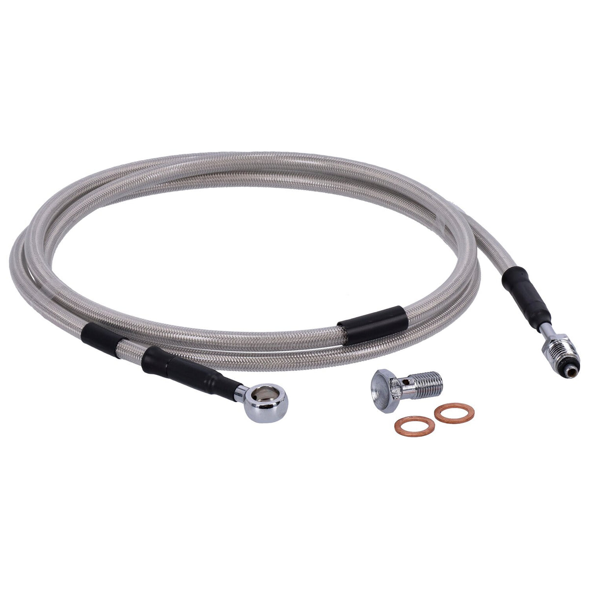 Goodridge hydraulic clutch line kit 63", clear coated
